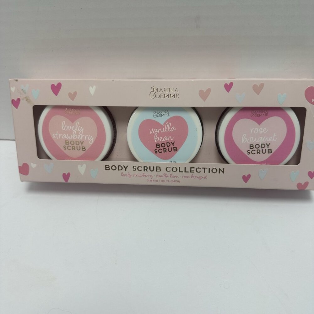 Marina Demme Set of 3 Body Scrubs Collection 3.38 fl. oz each Body